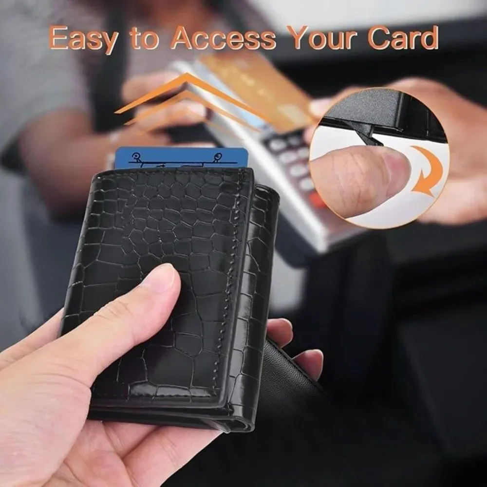 Wallets for mens, Slim and Minimalist for Card Holder, RFID Card Blocking